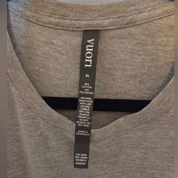 G338. NWT Vuori Coastal Lifestyle Tank in Heathered Gray - Size XL - Picture 5 of 8